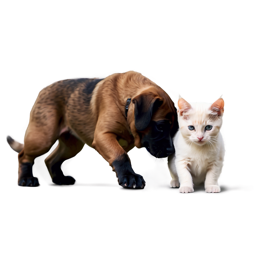 Dog Protecting Cat Png Ooy38 PNG