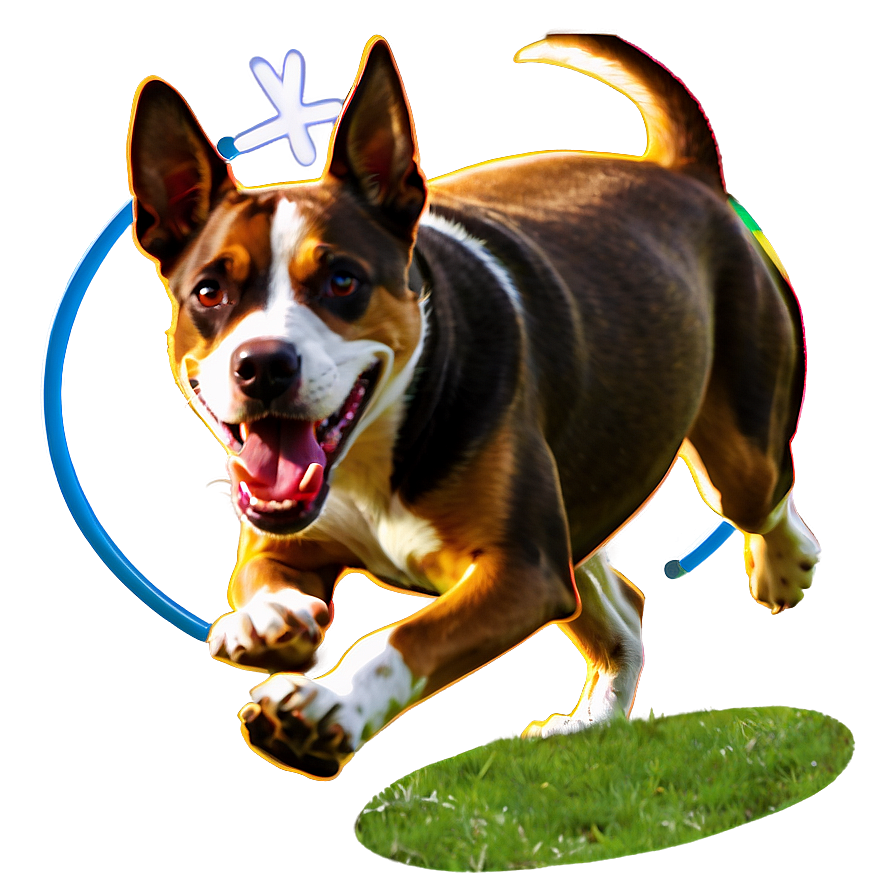 Dog Running With Ball Png Hrs74 PNG