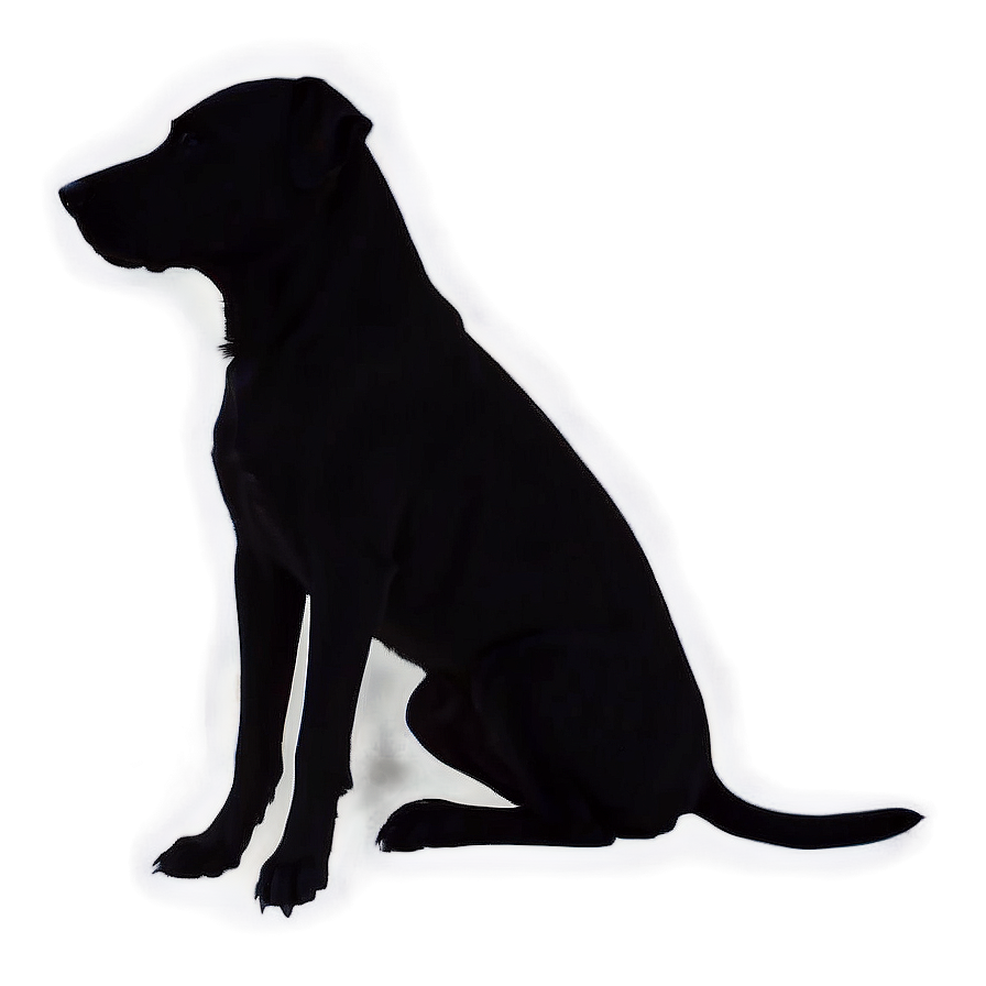 Dog Silhouette In Moonlight Png 33 PNG