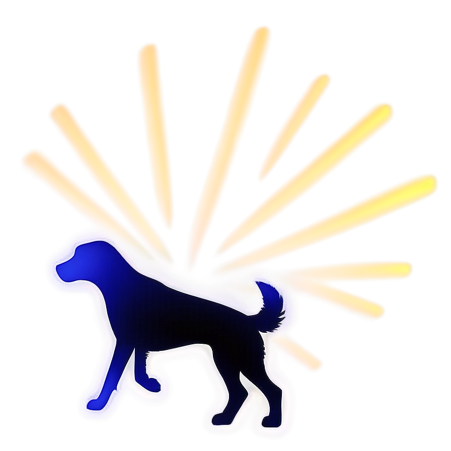 Dog Silhouette Leaping Png 06132024 PNG