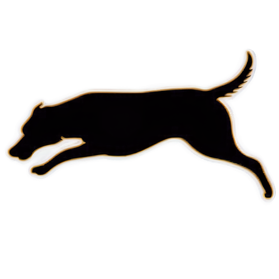 Dog Silhouette Leaping Png 80 PNG