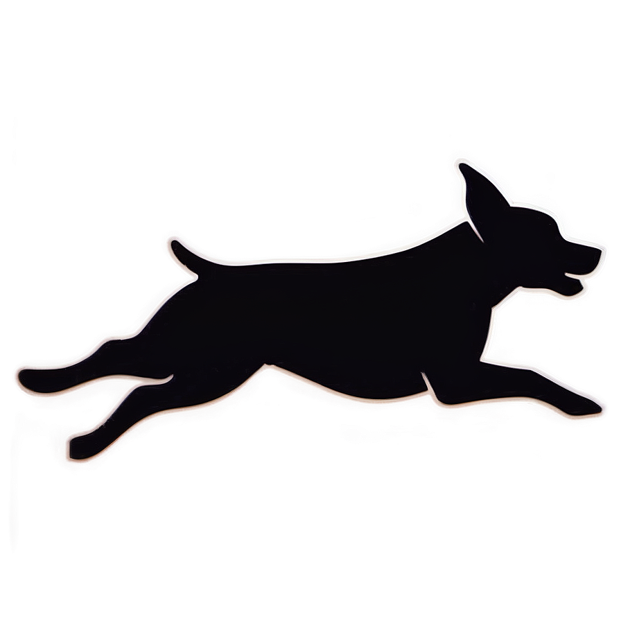 Dog Silhouette Leaping Png Xwl30 PNG