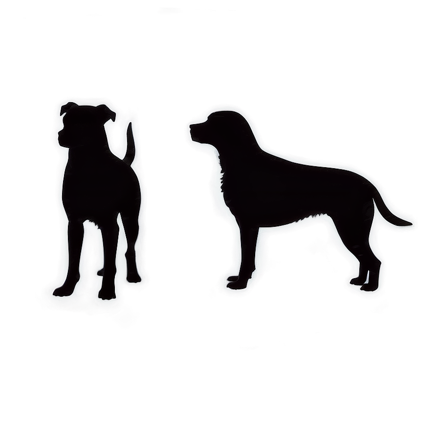 Dog Silhouette Outline Png 10 PNG