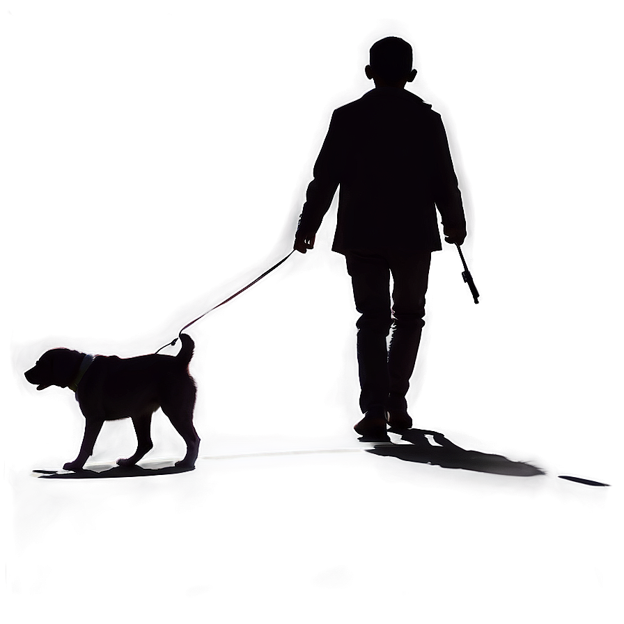 Dog Silhouette Walking Png 1 PNG