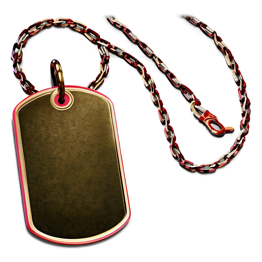 Dog Tag With Chain Png Hsn PNG