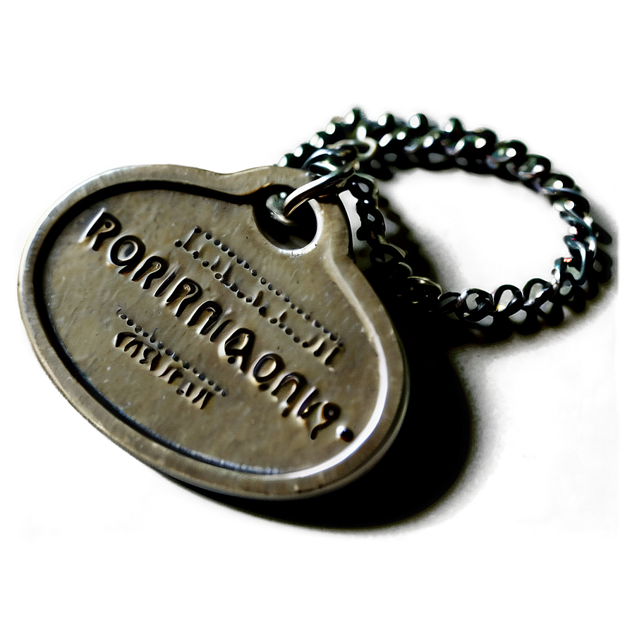 Dog Tag With Name Png 06122024 PNG