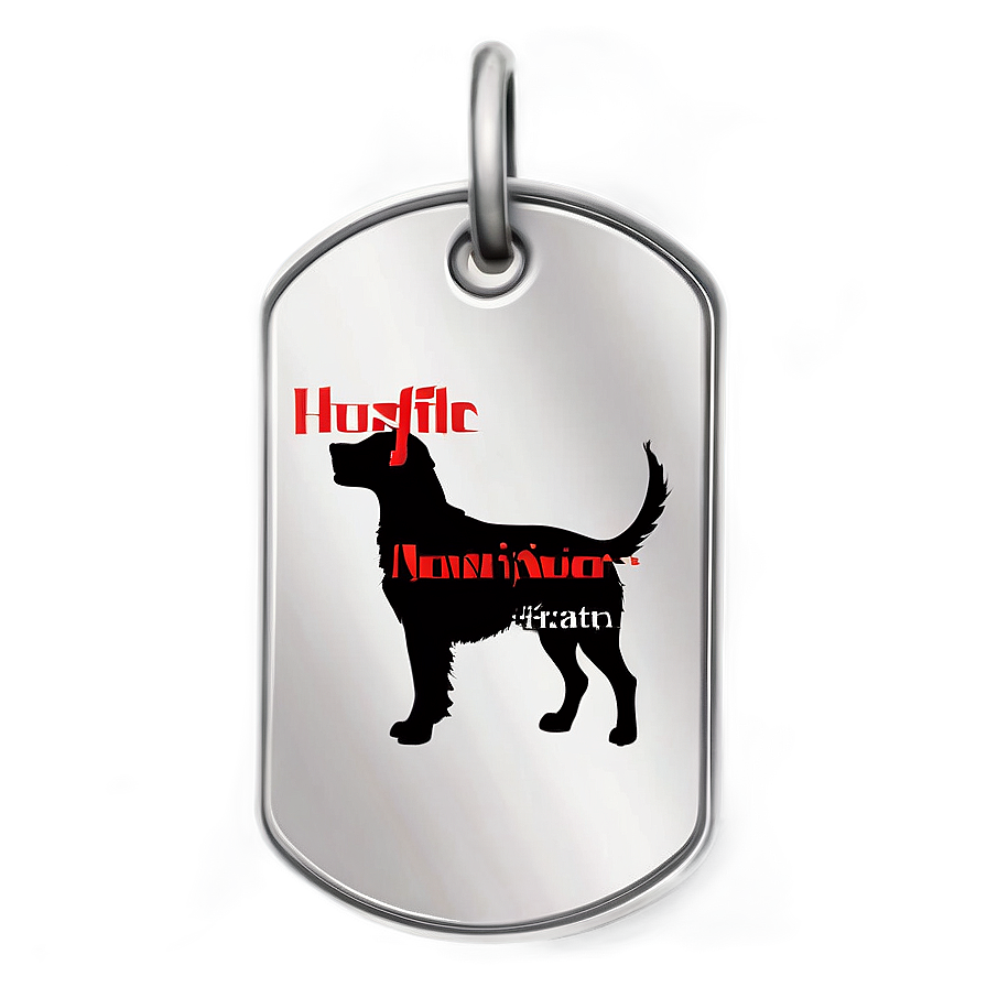 Dog Tag With Name Png Hql PNG