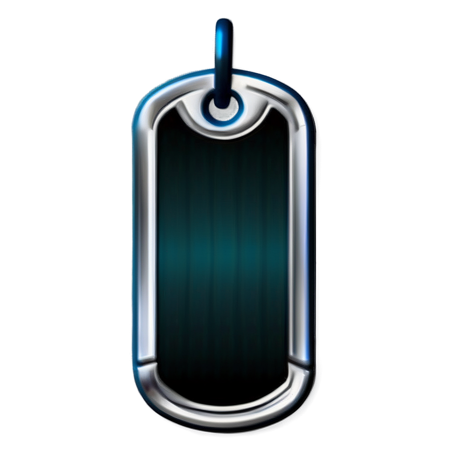 Dog Tag With Reflective Stripe Png 52 PNG