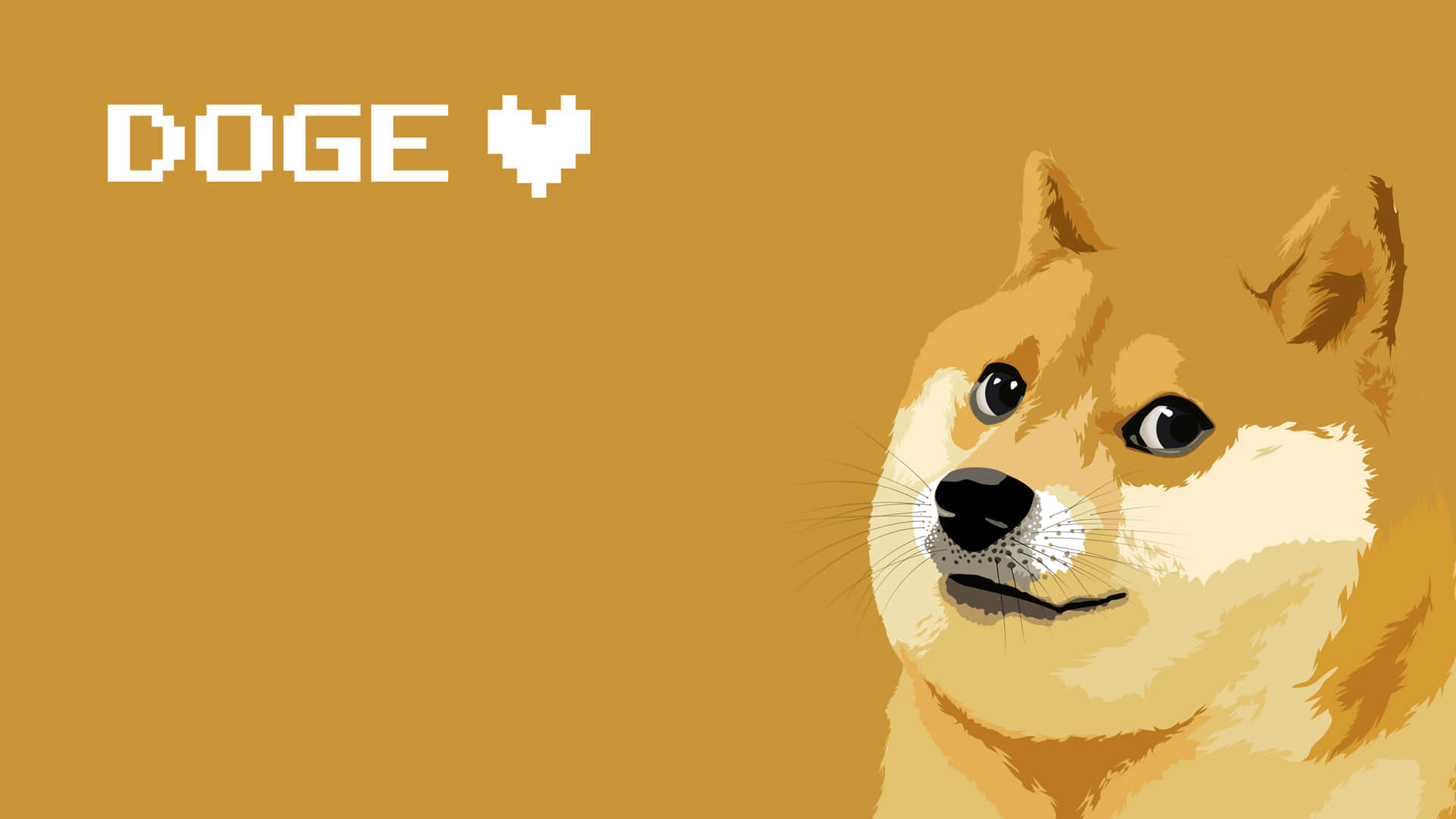 Doge Heart Wallpaper