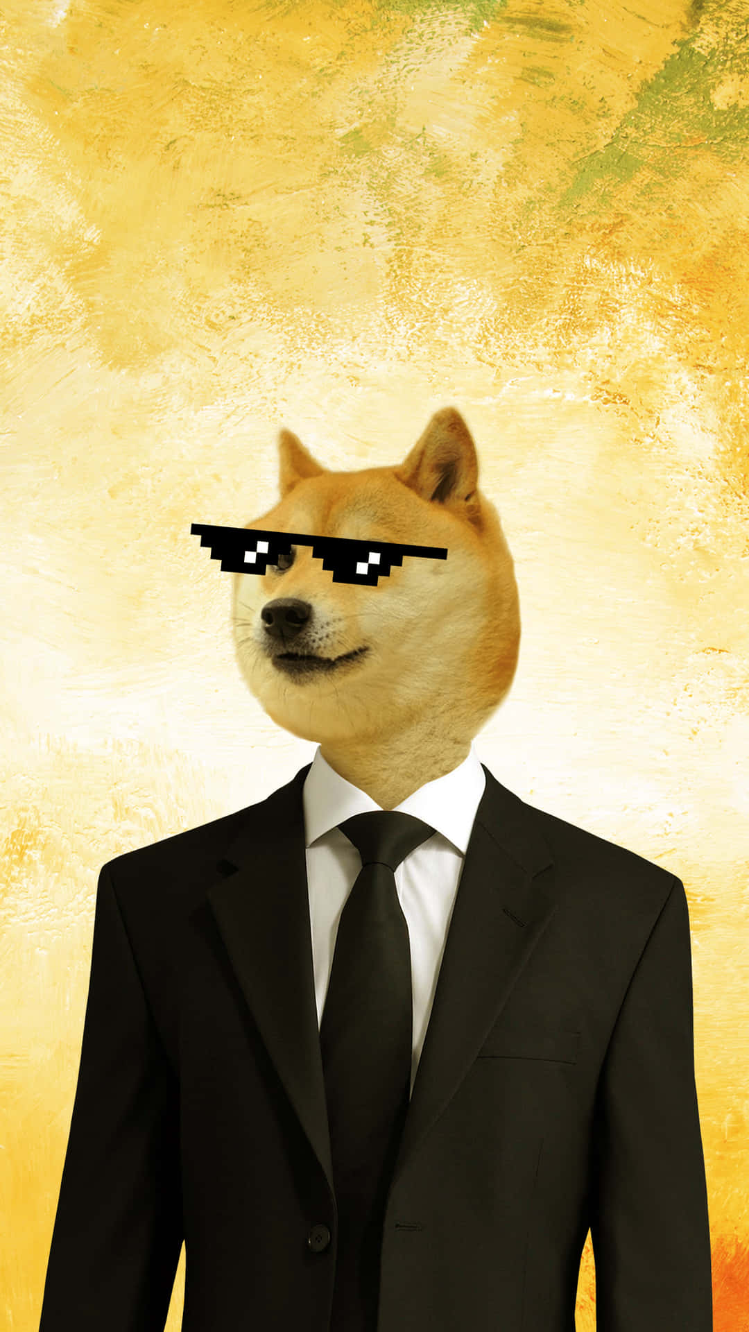 Doge In Suit Wallpaper