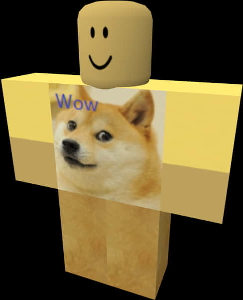 Doge Meme Cubism Art.jpg PNG