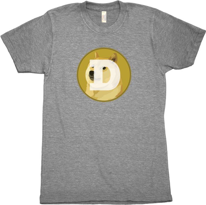 Dogecoin Logo T Shirt PNG