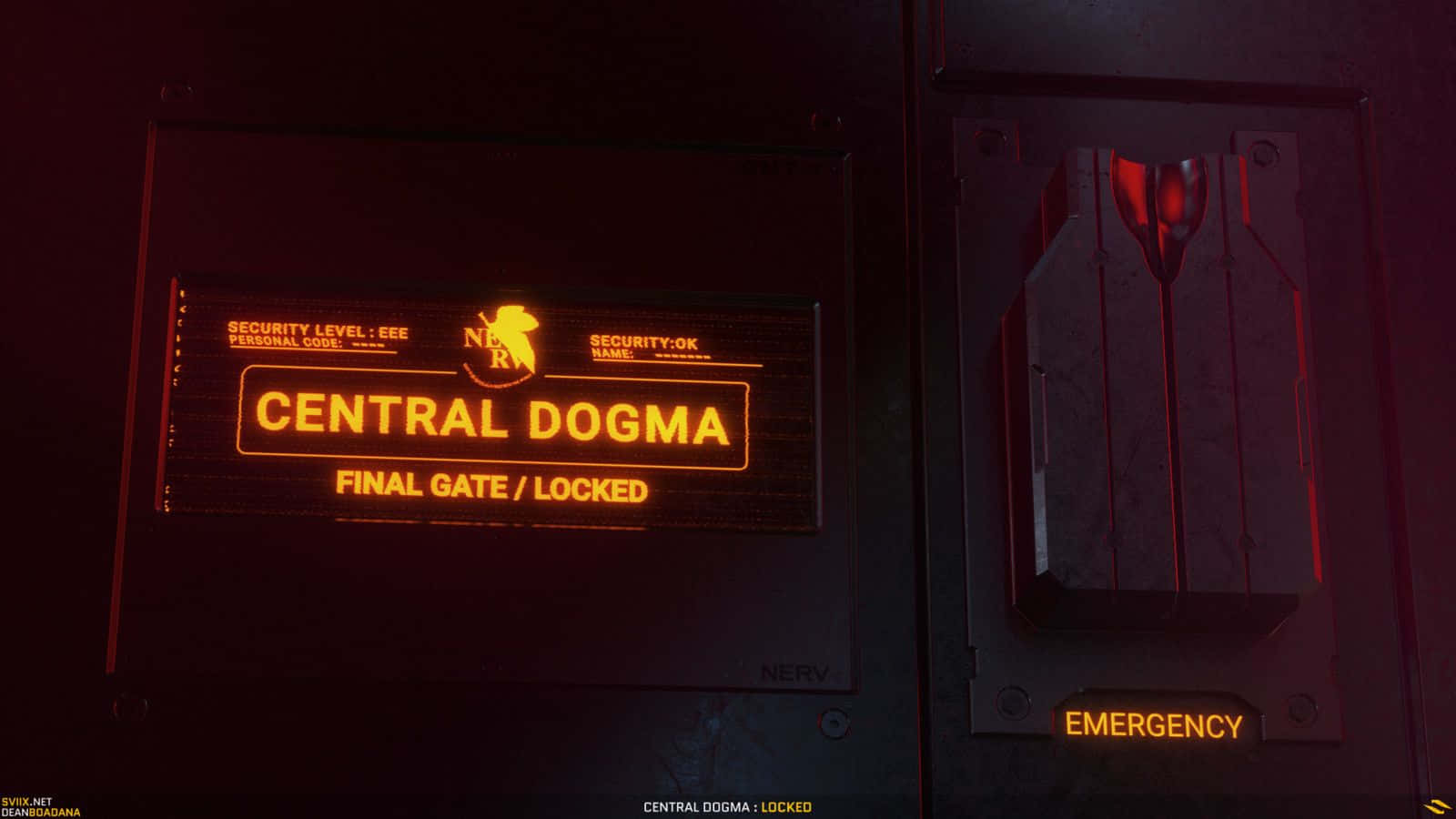 Dogmatic Gate Security Interface Wallpaper