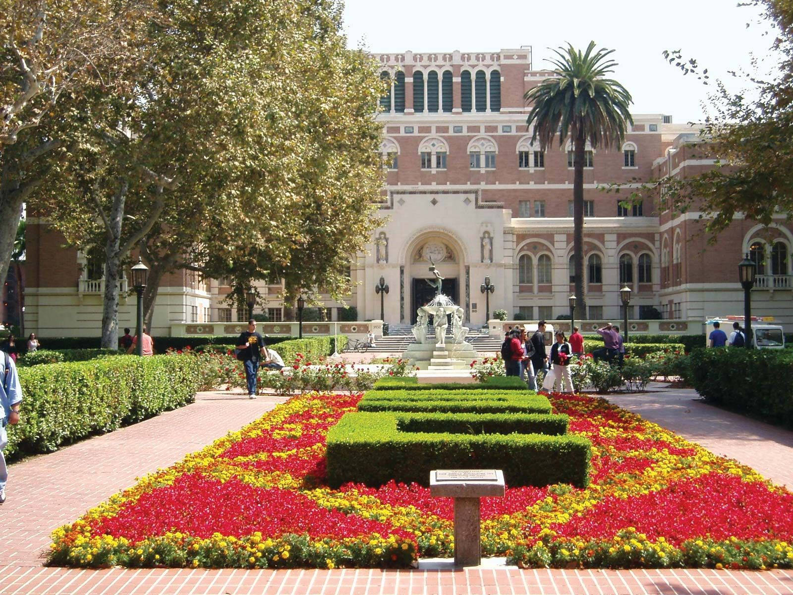 Dohenymemorial Library An Der University Of Southern California. Wallpaper