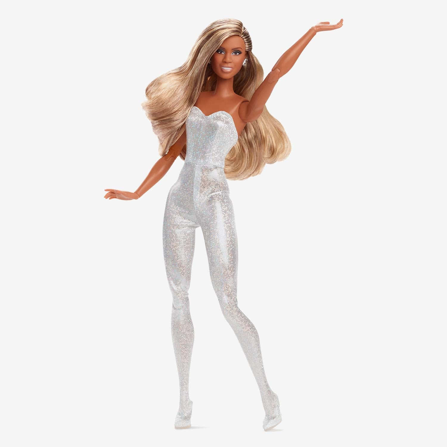 Barbie Doll In Silver Outfit