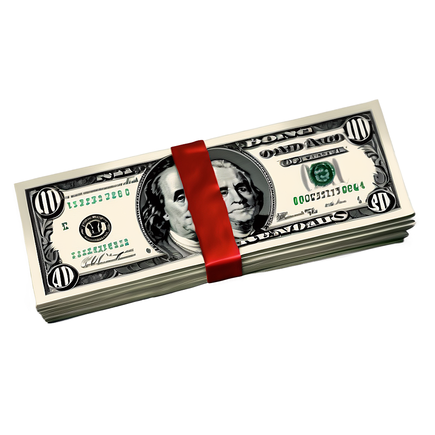 Dollar Bills Gift Png 06132024 PNG