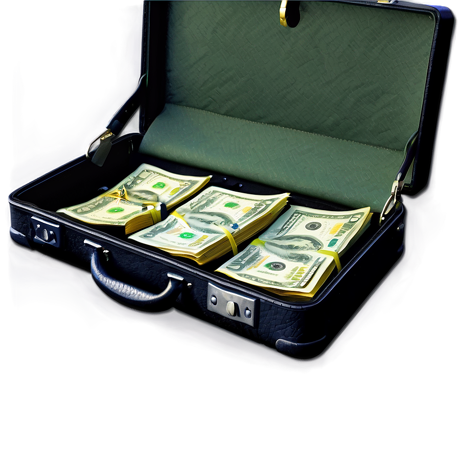 Dollar Bills In Briefcase Png Bhl PNG