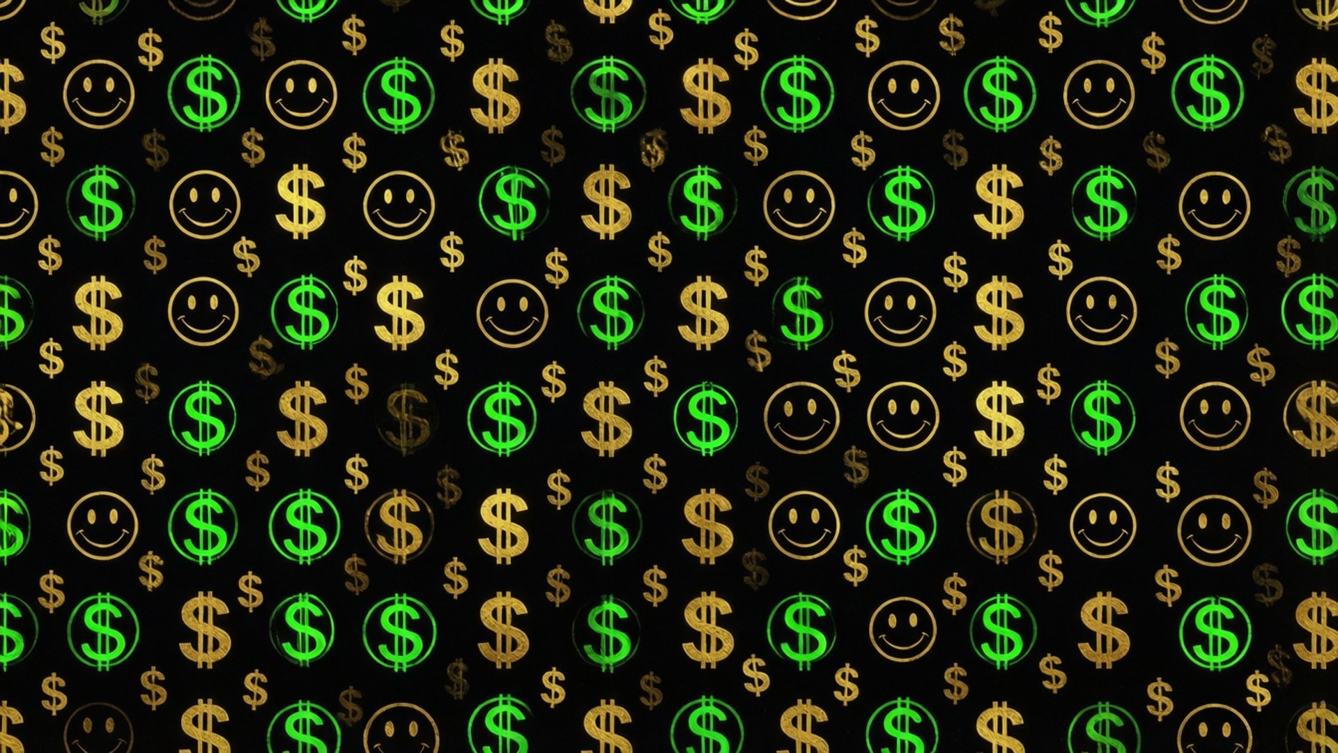 Dollar Smiley Pattern Taustakuvat