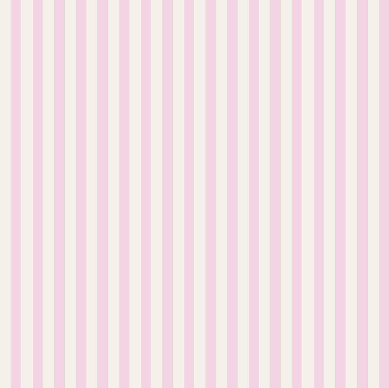 Dollhouse Pink White Stripes