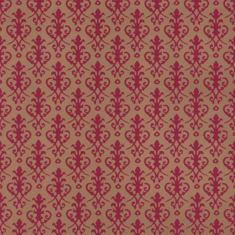 Dollhouse Red Vintage Wall Covering