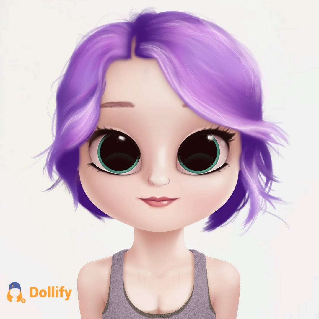 Anpassadin Egen 3d-avatar Med Dollify. Wallpaper