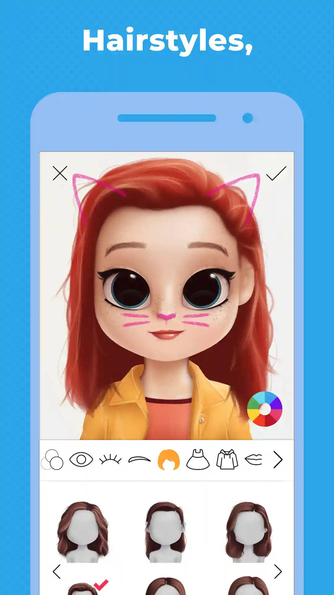 Dollify Hairstyles Wallpaper