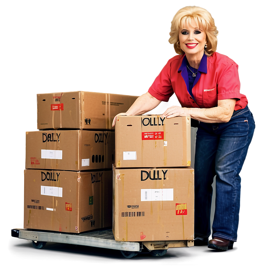 Dolly With Boxes Png Prk PNG