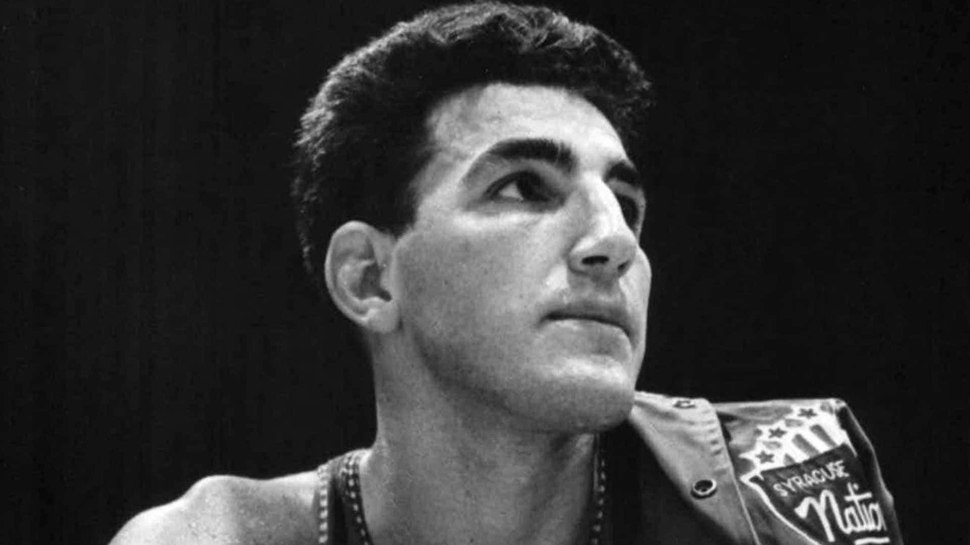 Legendary NBA Player Dolph Schayes in Action Wallpaper