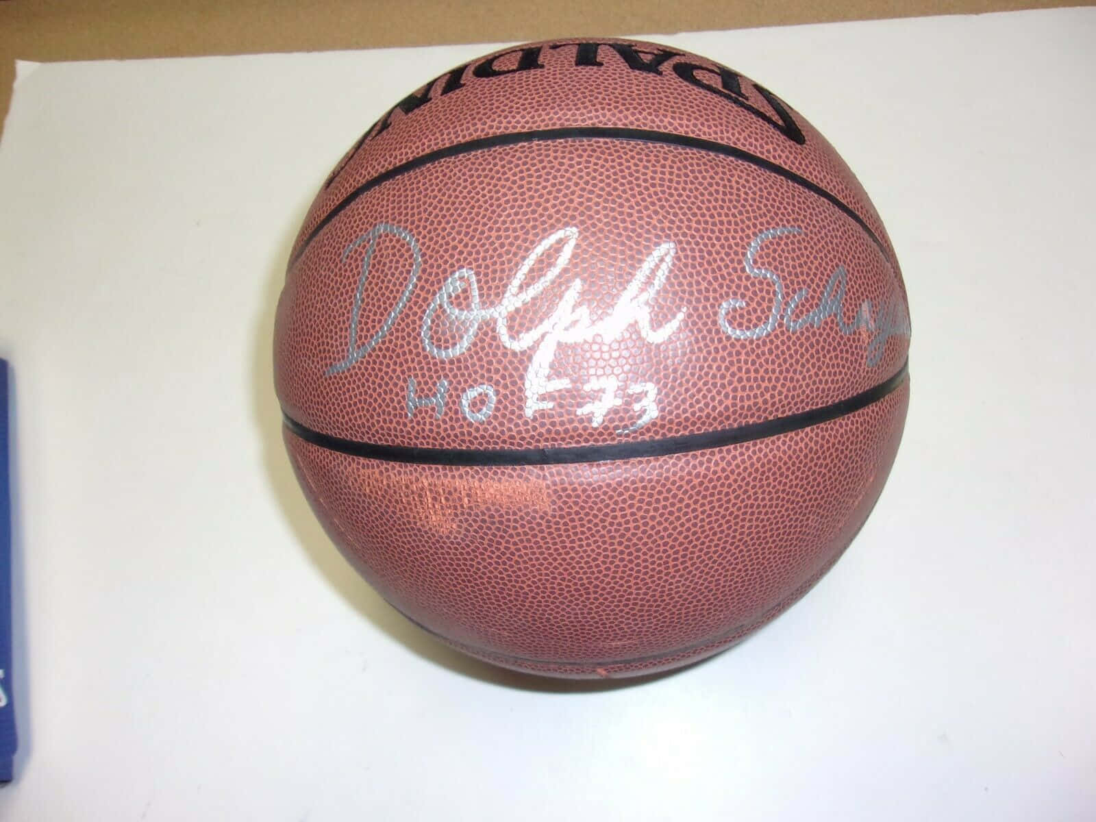 Dolph Schayes Signed Basketball Wallpaper