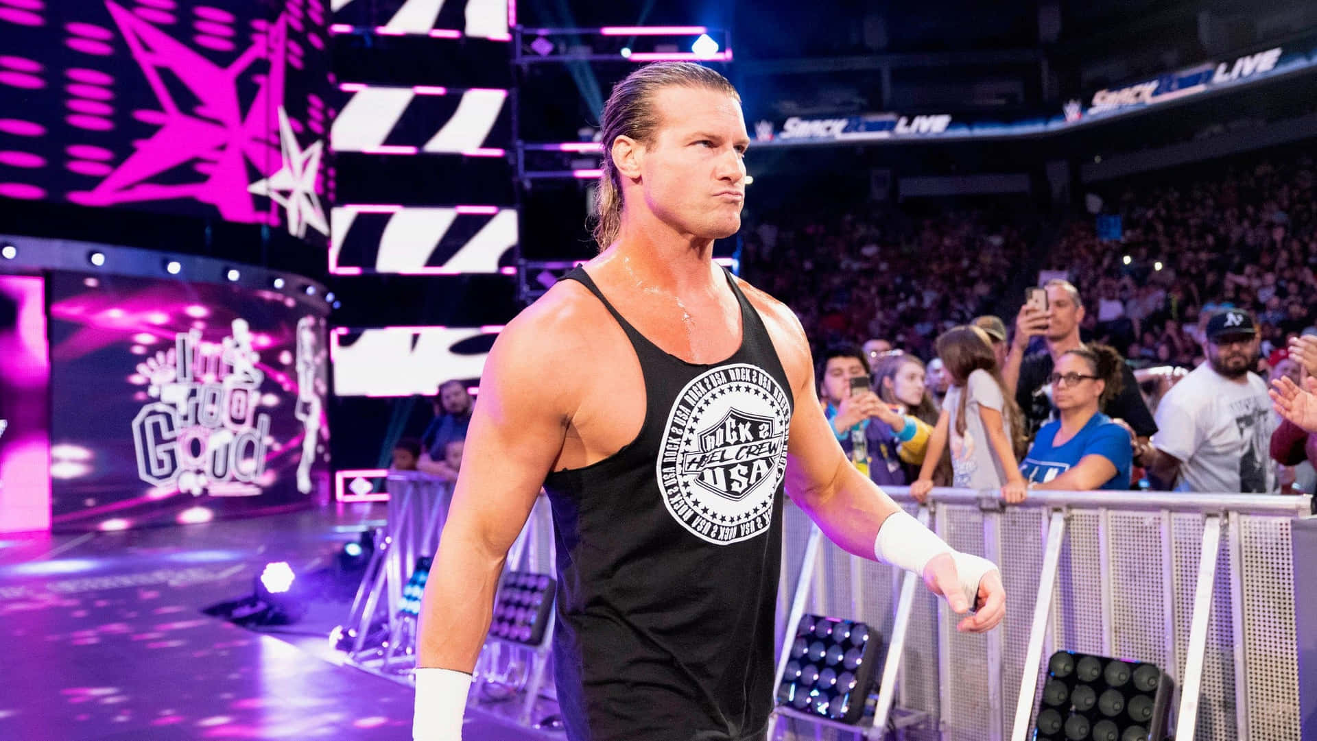 Dolph Ziggler Wwe Two-time Champion Wallpaper