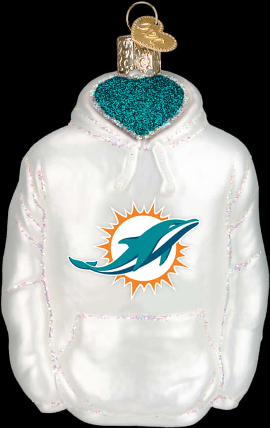 Dolphin Logo Christmas Ornament Hoodie PNG