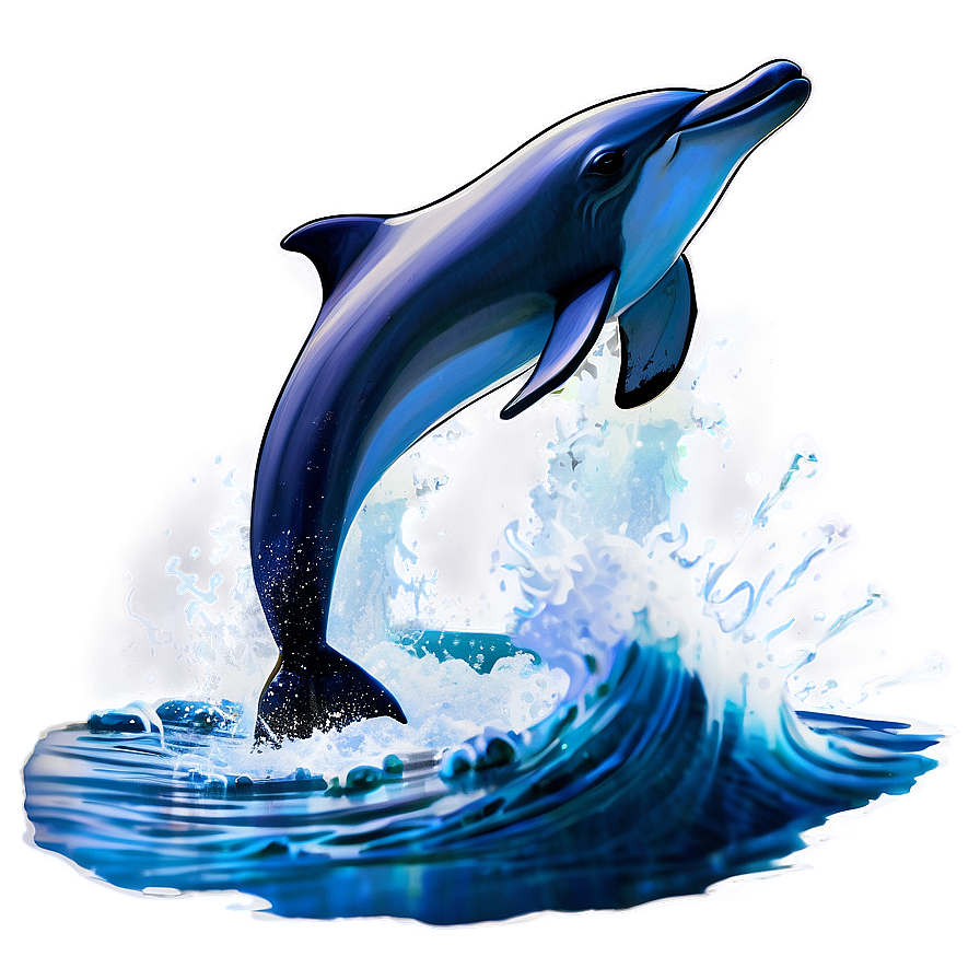 Download Dolphins In Wave Png 06112024 | Wallpapers.com