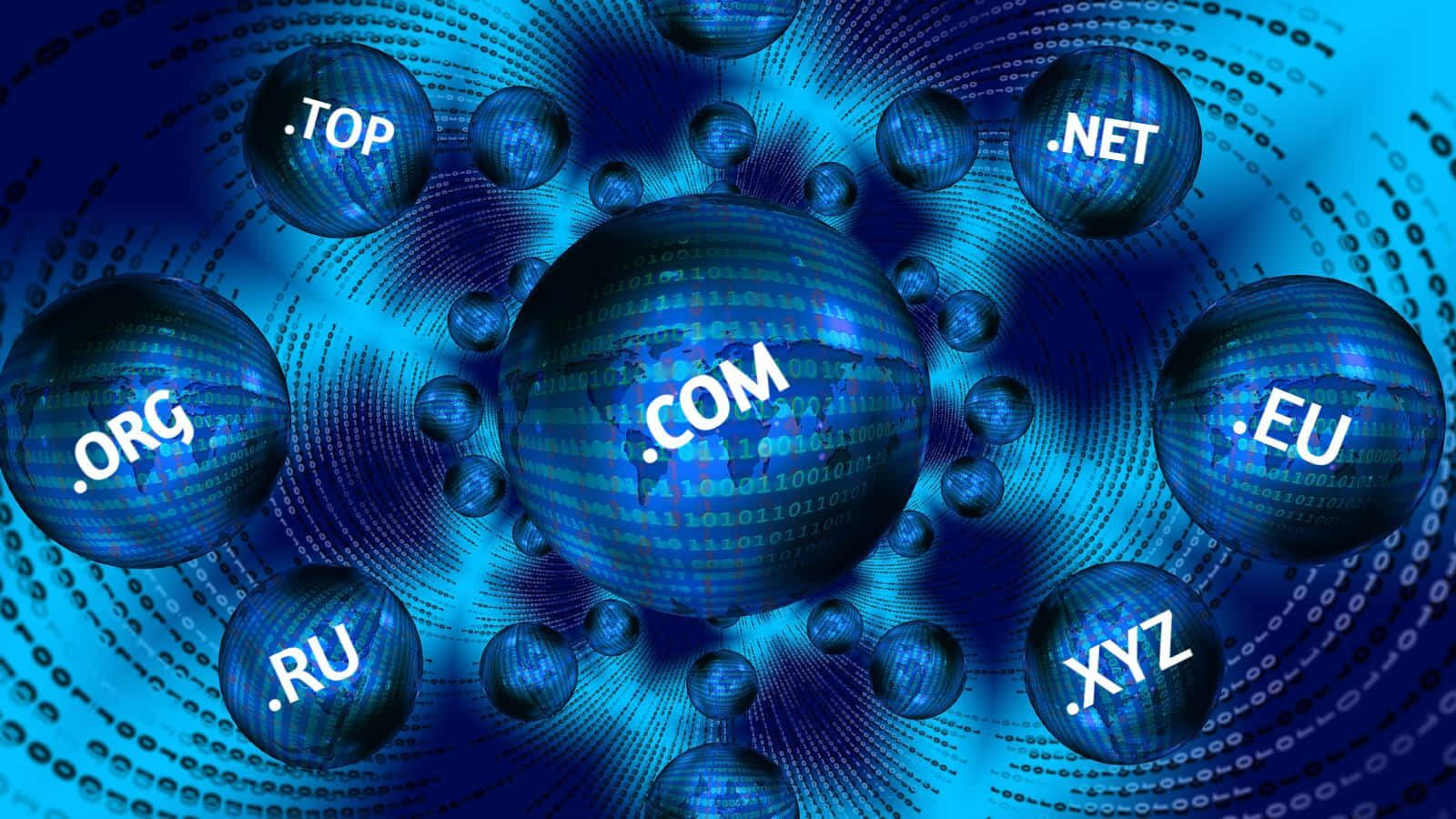Domain Extensions Digital Sphere Wallpaper