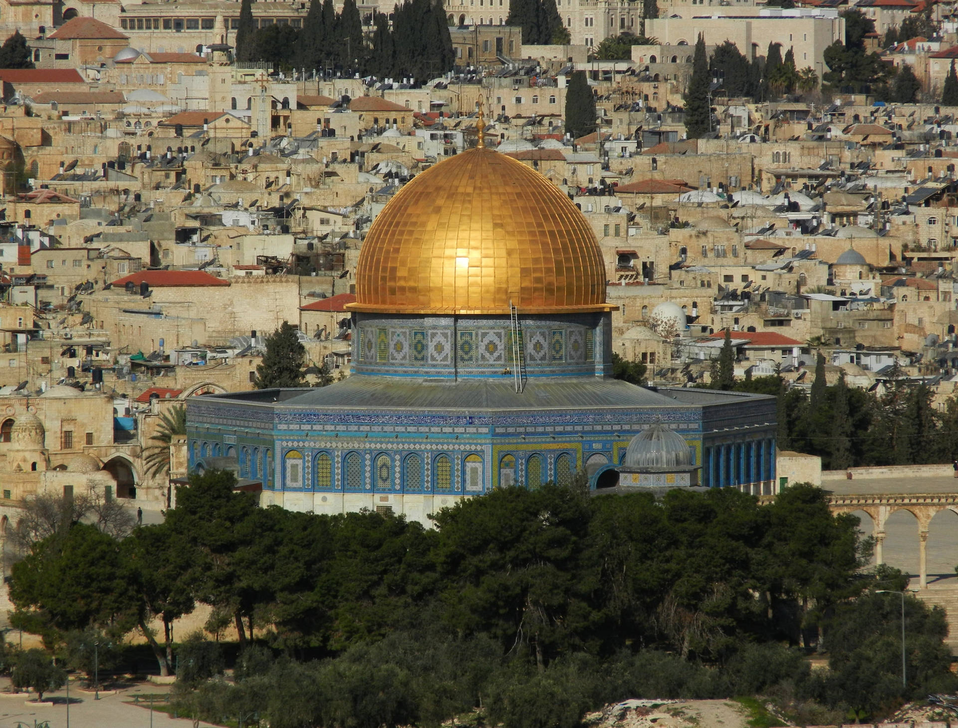 Dome Of The Rock From Afar Picture