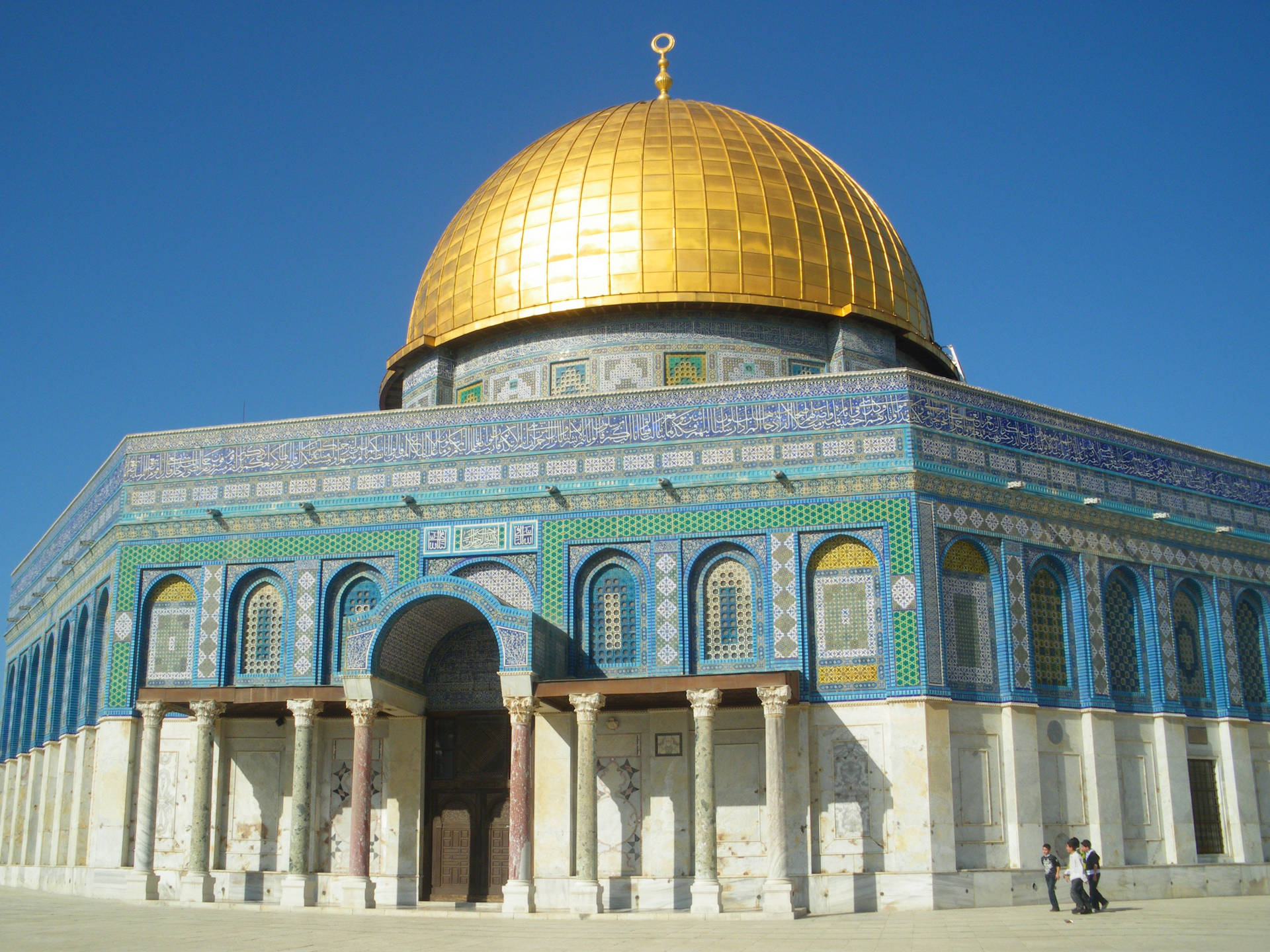 Dome Of The Rock Scale Background