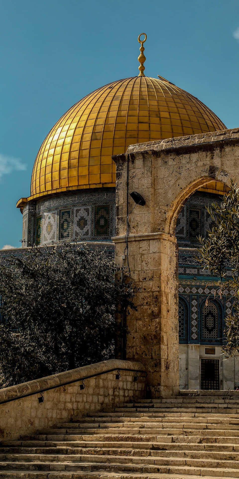 Dome_of_the_ Rock_ Sunlit Wallpaper