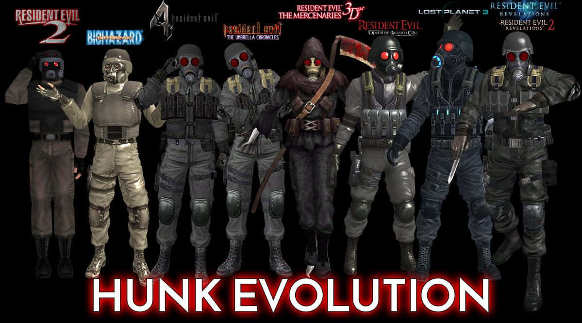 Dominating Presence - Resident Evil Hunk Wallpaper