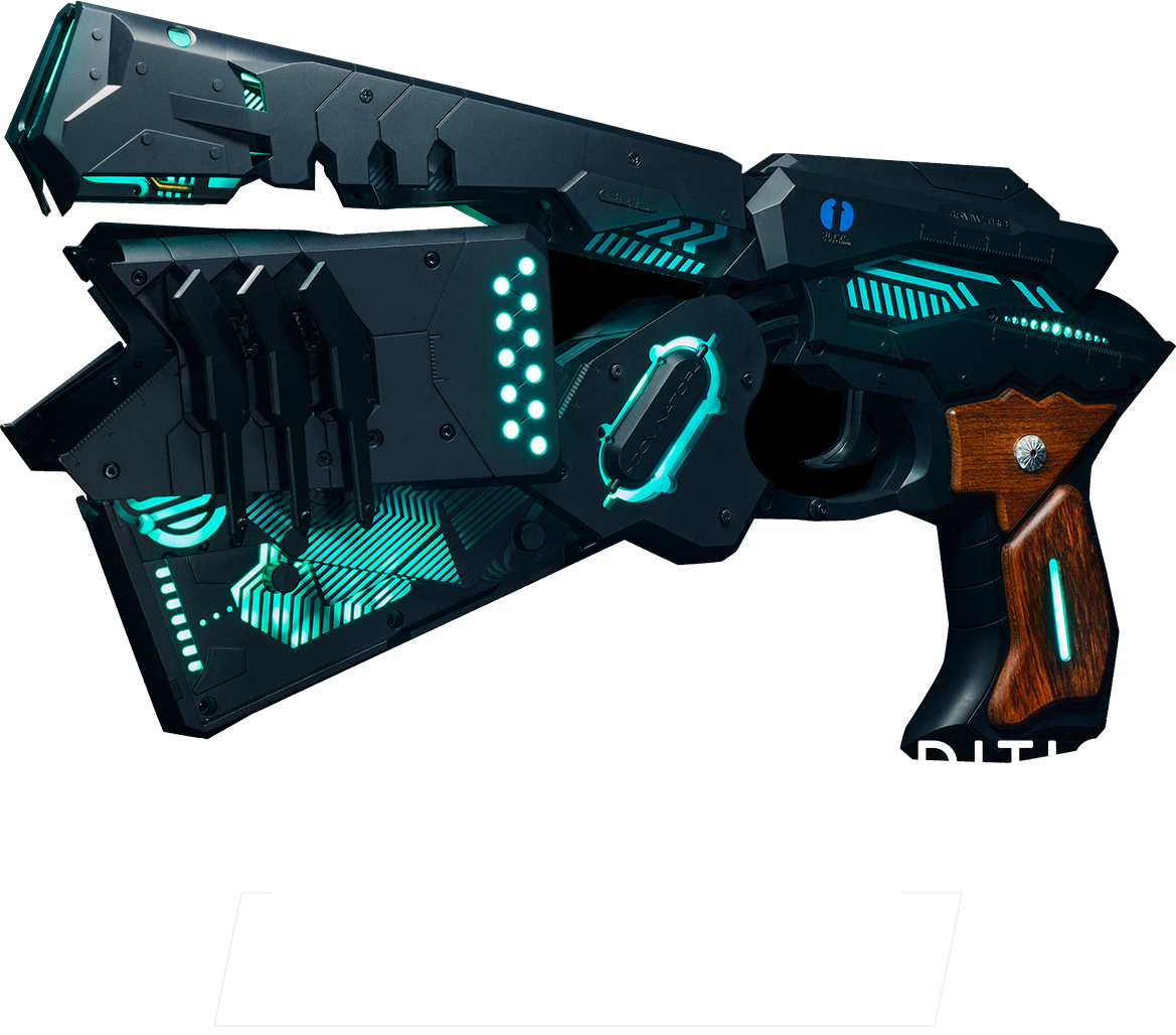 Dominator Special Edition Futuristic Gun PNG