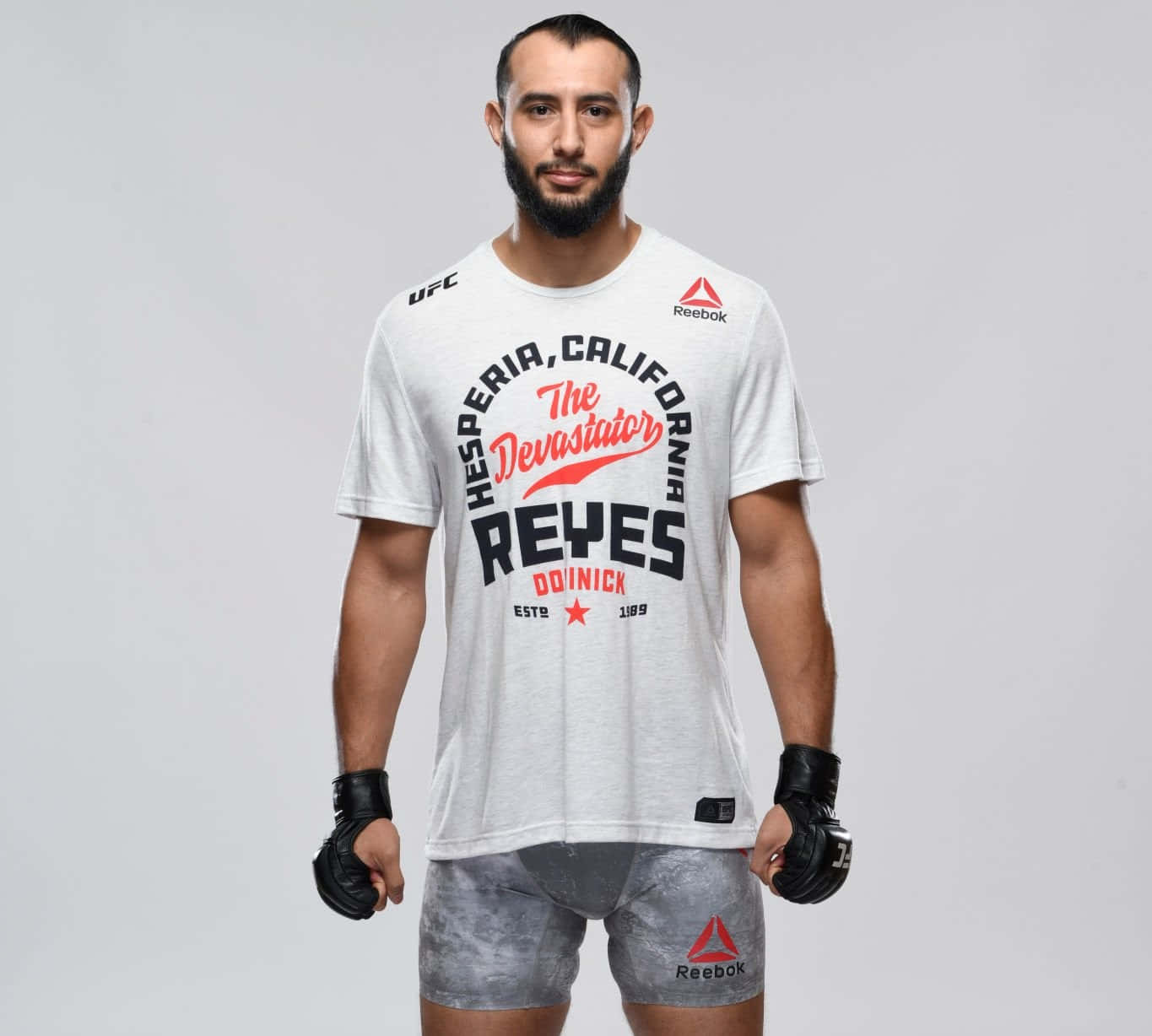 Dominick Reyes U F C Fighter Promotional Portrait Wallpaper