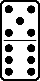 Domino Tile Six Three PNG