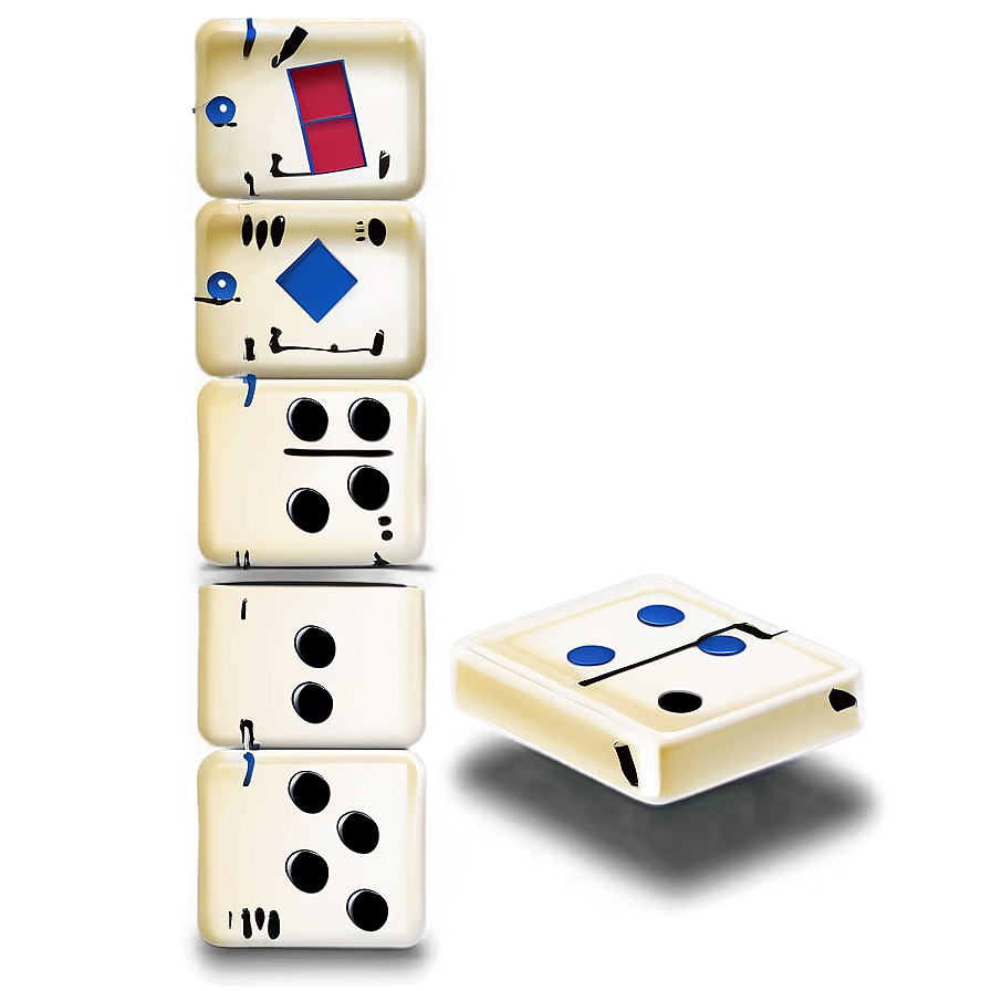 Dominoes In Action Png 23 PNG