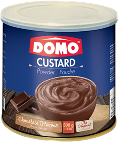 Domo Chocolate Custard Powder Container PNG