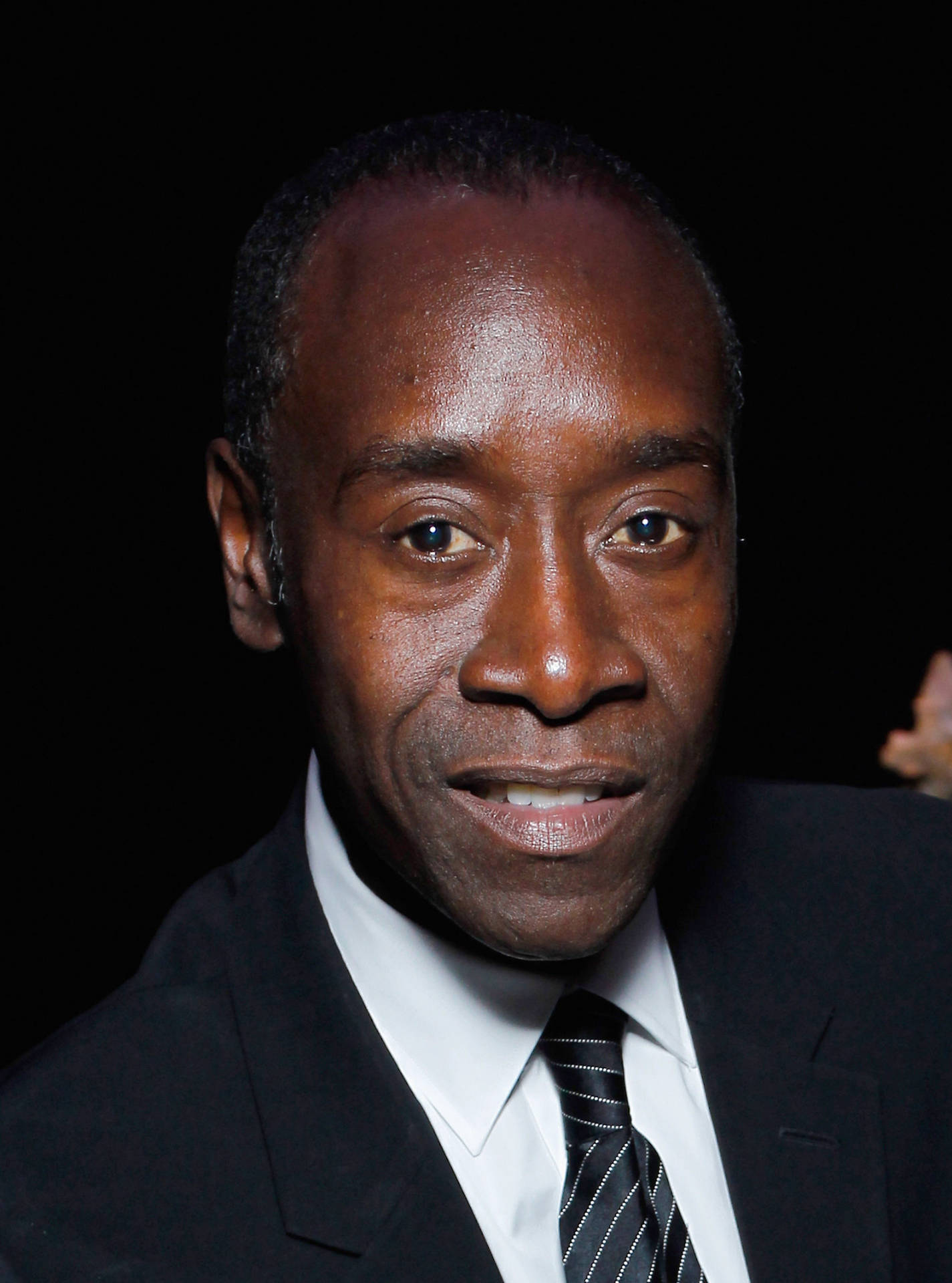 Oscar-nominated actor Don Cheadle with a modest smile Wallpaper