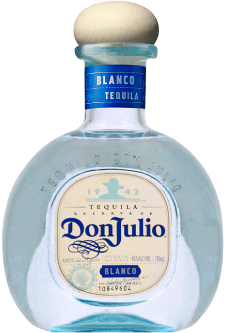 Don Julio Blanco Tequila Bottle PNG