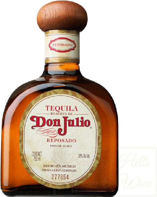 Don Julio Reposado Tequila Bottle PNG