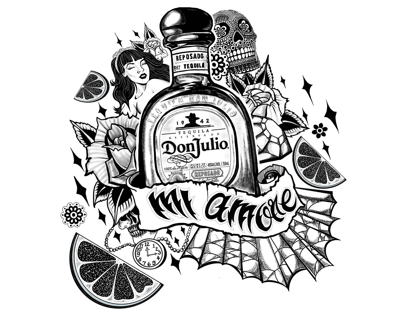 Don Julio Tequila Artwork Wallpaper