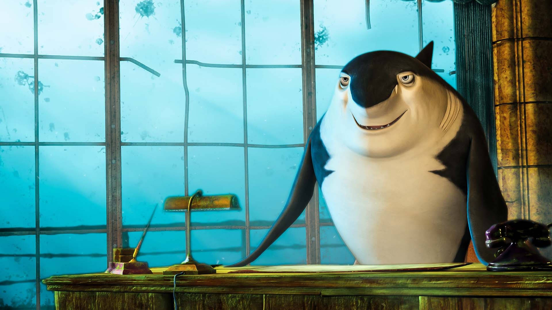 Don Lino from Shark Tale Animated Movie Wallpaper