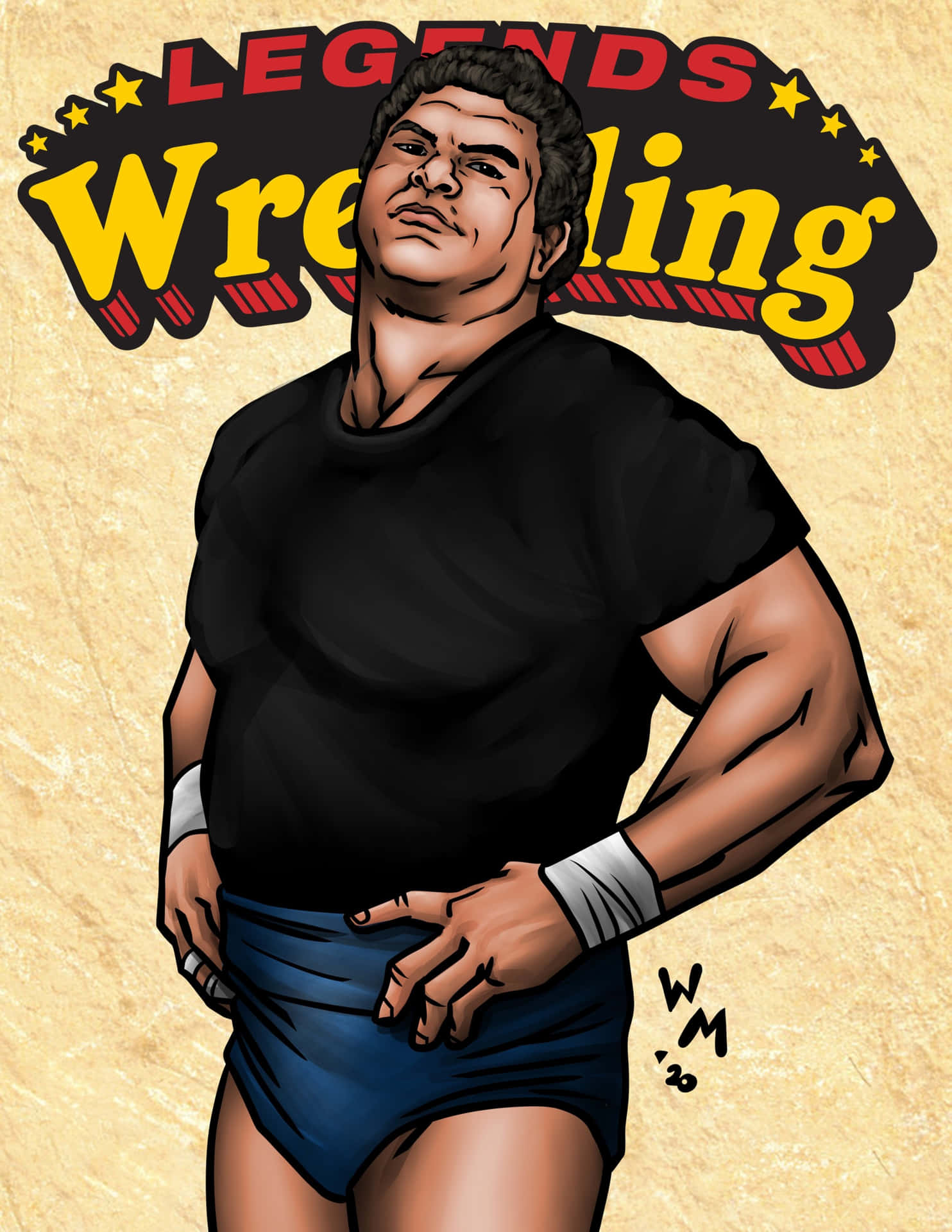 Don Muraco Legends Wrestling Poster Wallpaper
