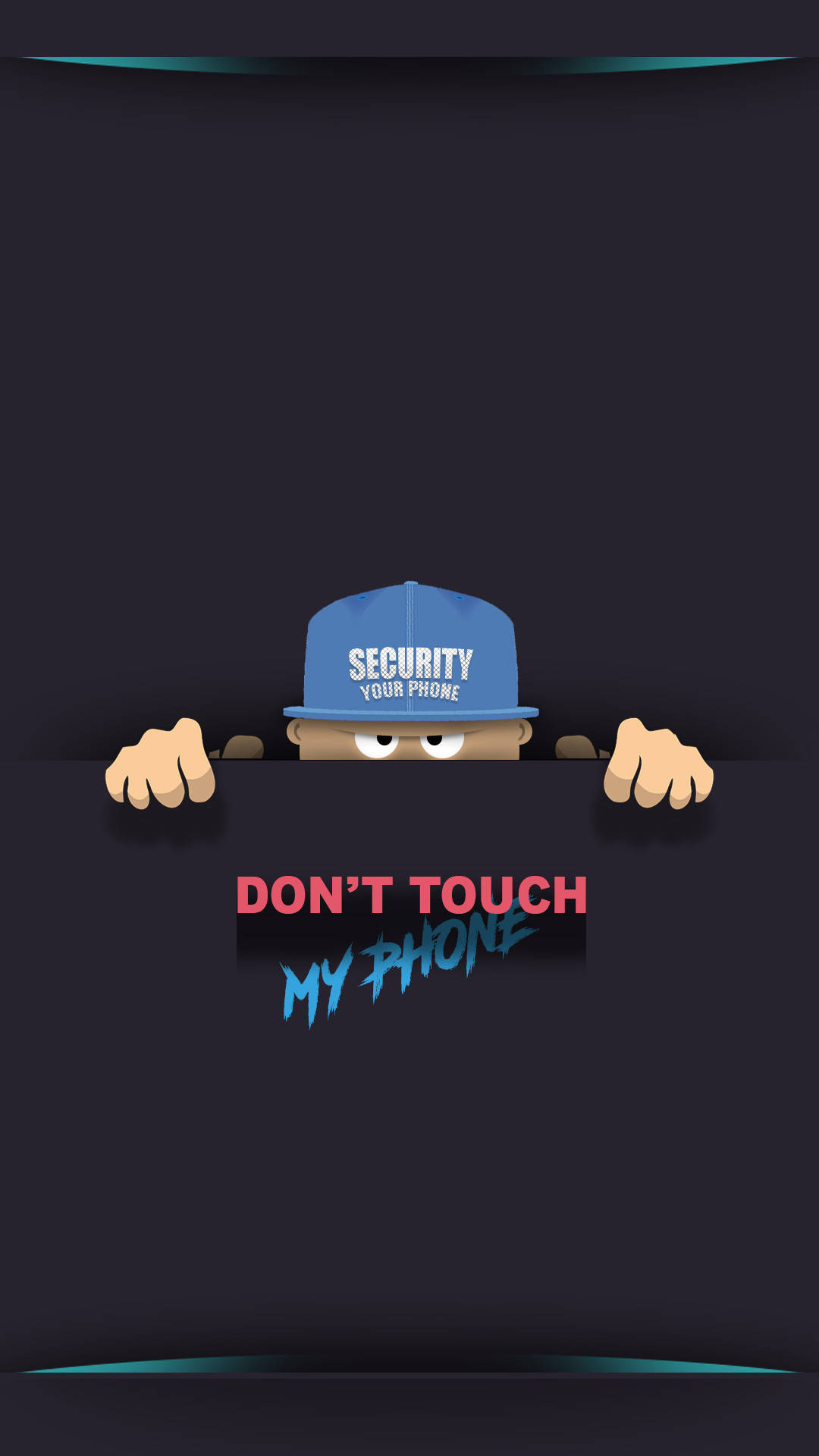 Don't Touch My Phone Security Cap