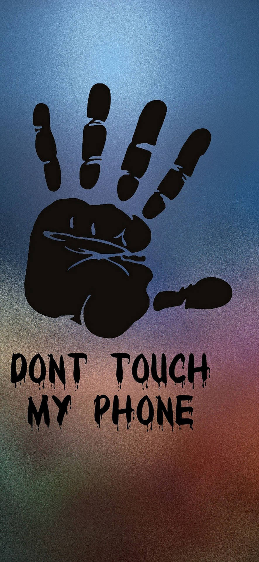 Don't Touch Samsung Galaxy S22 Wallpaper